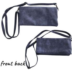 Ronja Cross by fritzi aus Preußen Shoulder Crossbody Clutch in True Blue NWOT